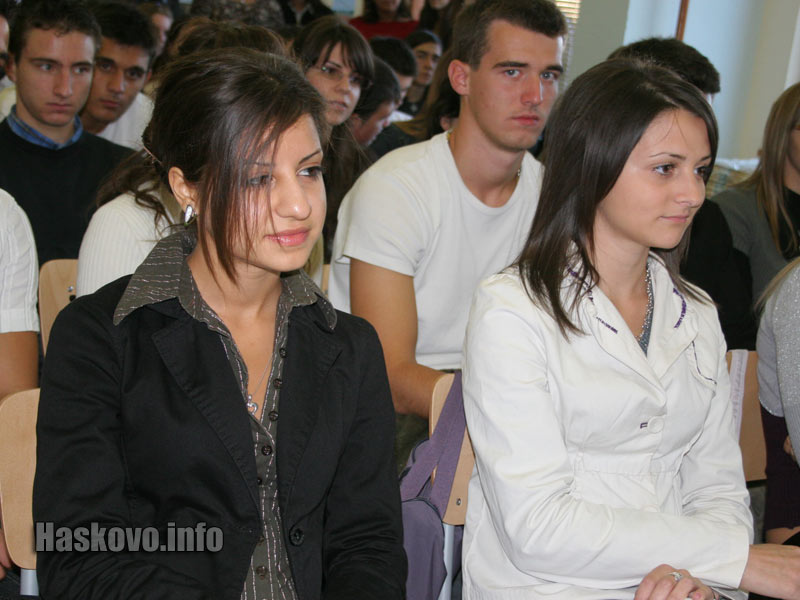 Немския посланик в езиковата гимназия
