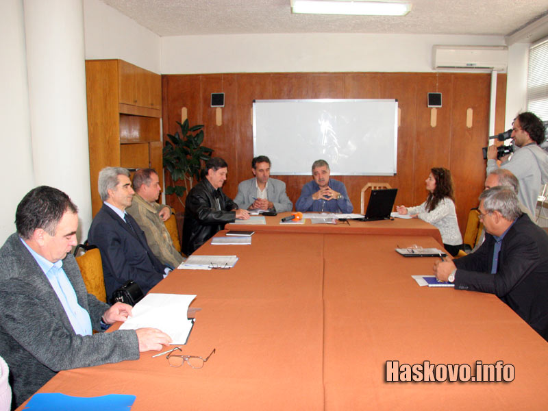 Срещата в областна администрация Срещата в областна администрация