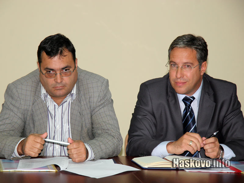 Началниците на Гражданска защита и Пътно управление Хасково Началниците на Гражданска защита и Пътно управление Хасково