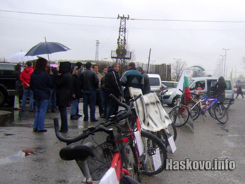 Протест на спедиторски фирми Протест на спедиторски фирми