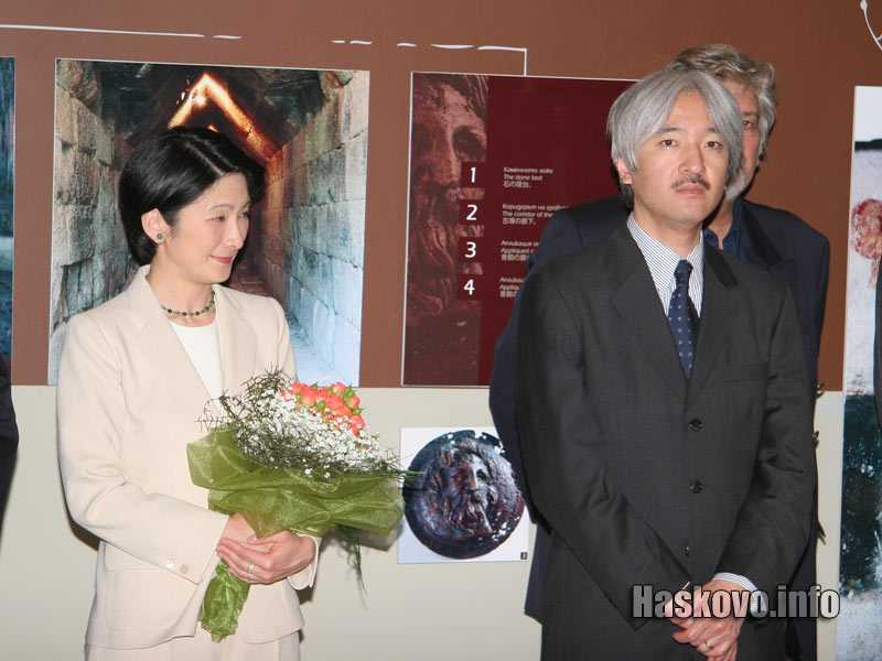 За откриването на музея през май пристигнаха японските принц и принцеса
