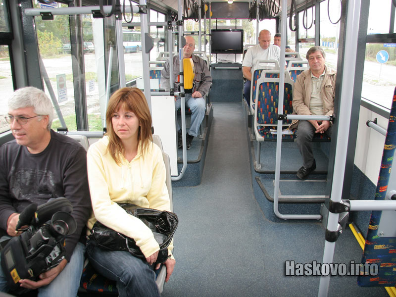 Новият тролей отвътре