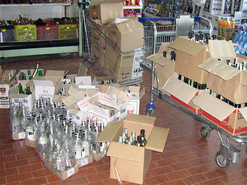 Иззетият алкохол