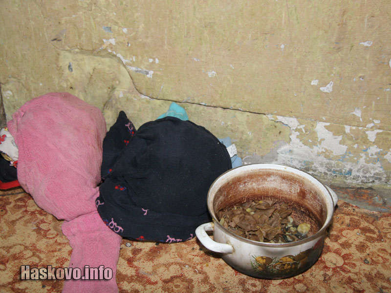 Тенджерата с обелки от варени картофи Тенджерата с обелки от варени картофи