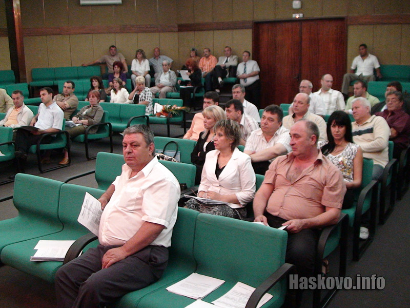 Заседанието на общинския съвет Заседанието на общинския съвет