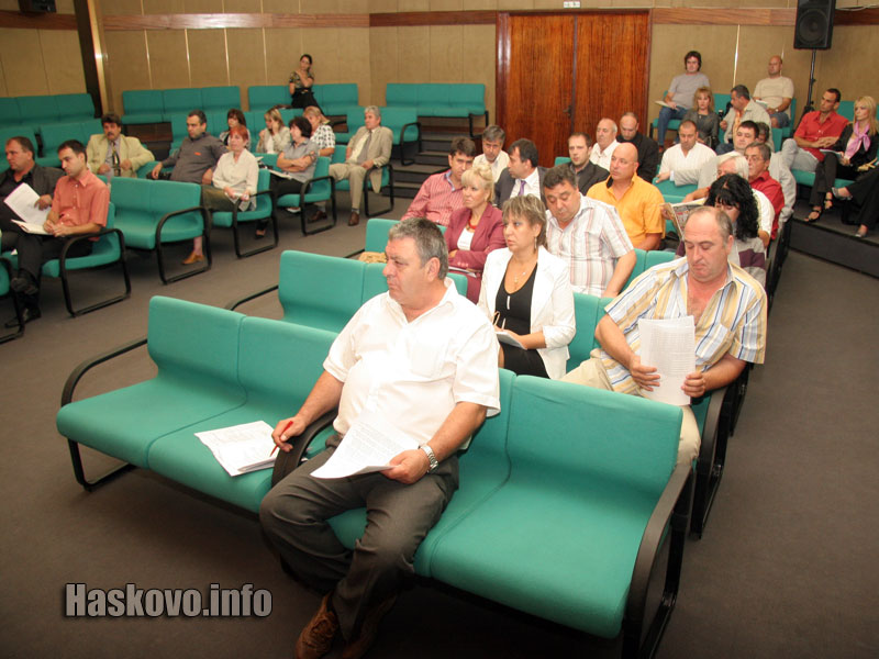 Сесия на общински съвет Хасково