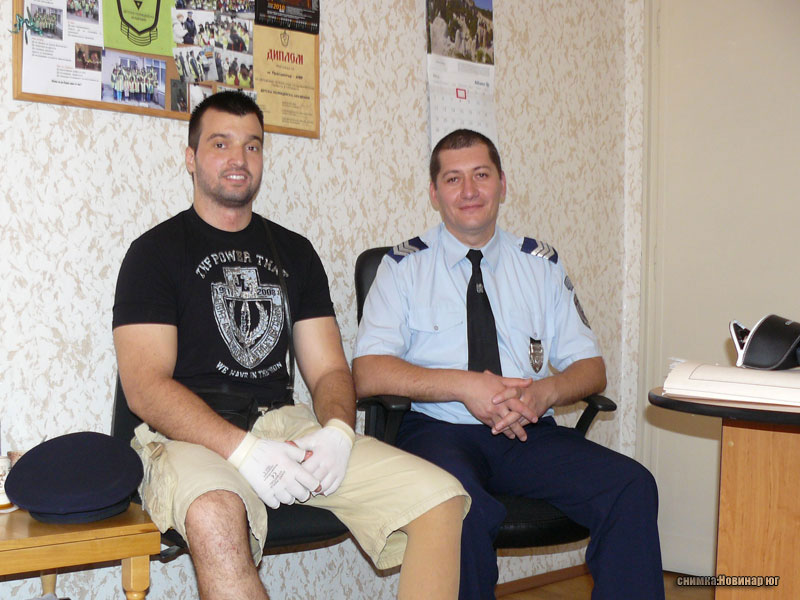 Мирослав Марков и Деян Делчев (в дясно)