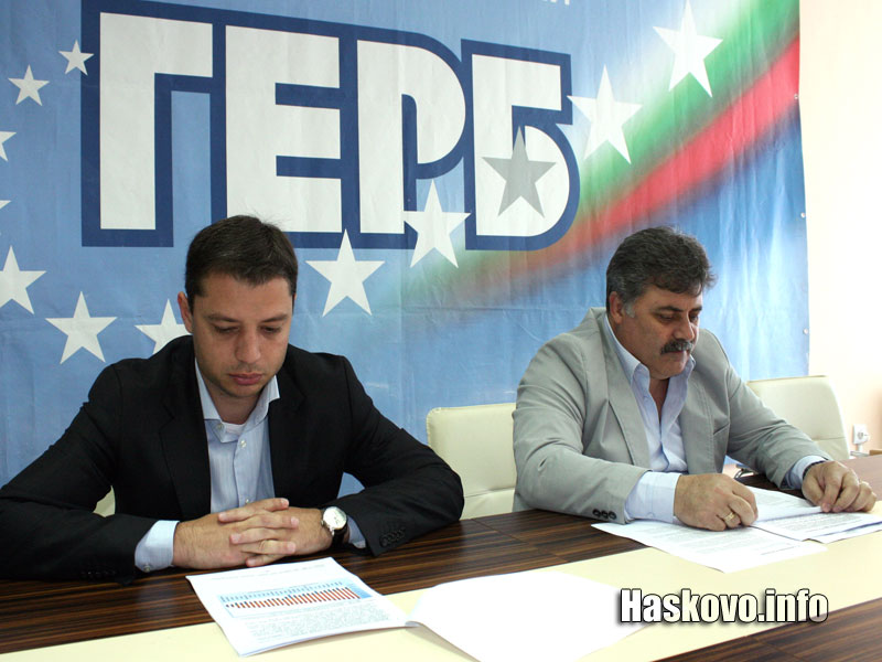 Новият замминистър Делян Добрев и депутатът Иван Петров