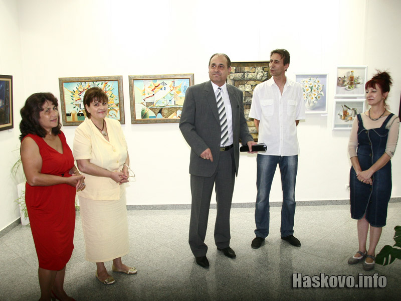 Откриването на изложбата