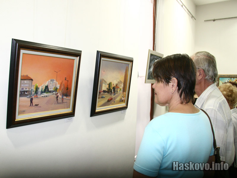Откриването на изложбата Откриването на изложбата
