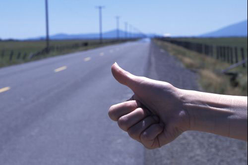 Автостоп, илюстрация