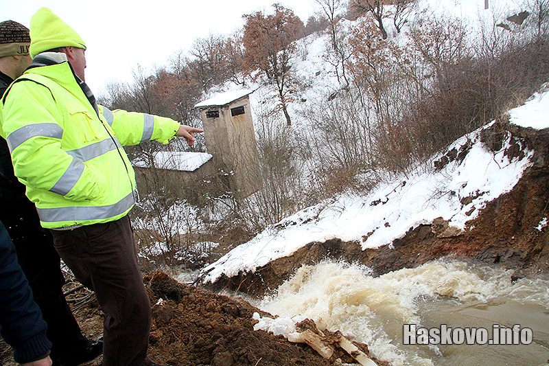 Изграждането на новият преливник Изграждането на новият преливник