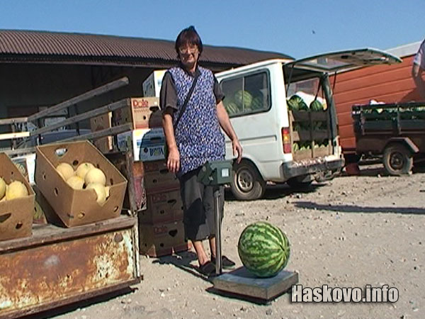 Борсата за дини в Любимец