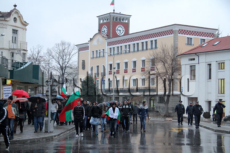Протестите в Хасково и Димитровград