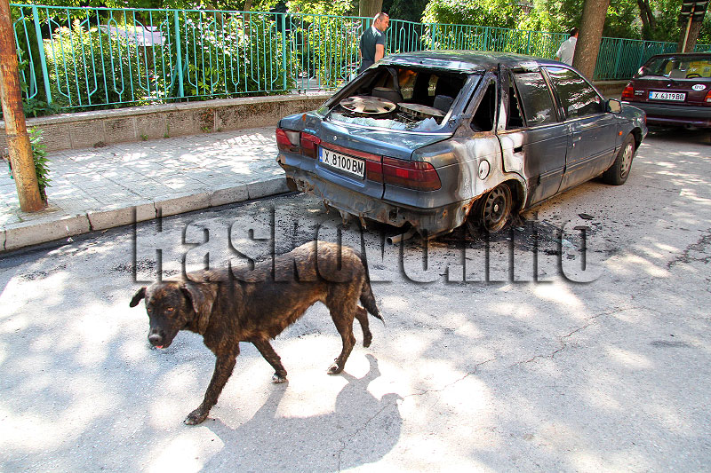 Изгорялото Мицубиши Лансър Изгорялото Мицубиши Лансър