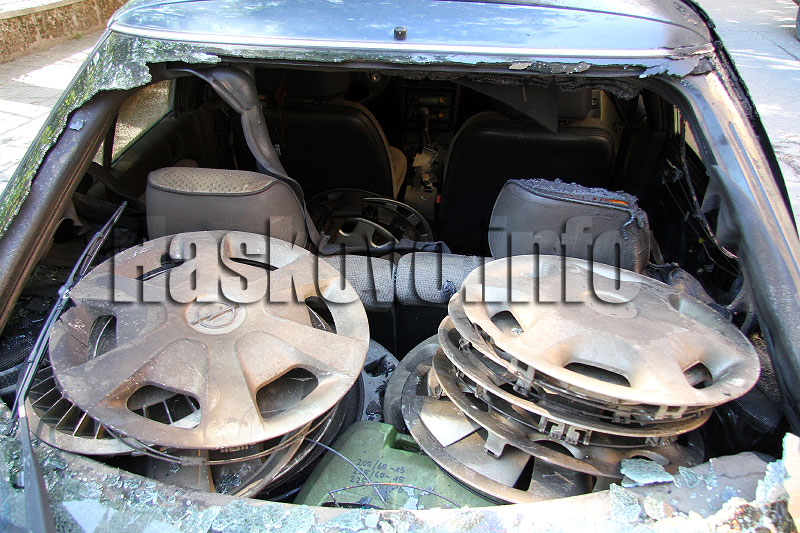 Изгорялото Мицубиши Лансър Изгорялото Мицубиши Лансър