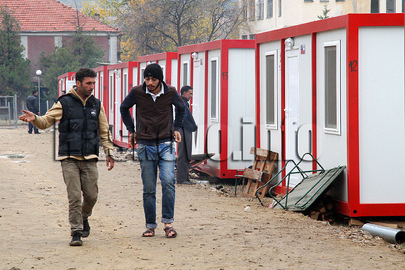 Бежанският център в Харманли