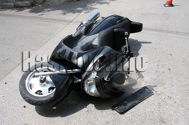 Мотопед, илюстрация