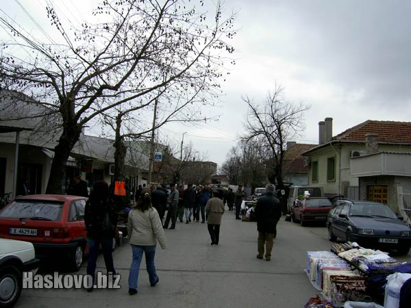 Улица в Любимец Улица в Любимец