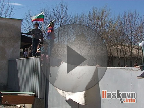 Протест на бежанци