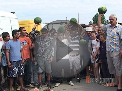 Дините на пътя вместо на пазара